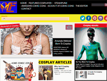 Tablet Screenshot of cosplayfanatic.com